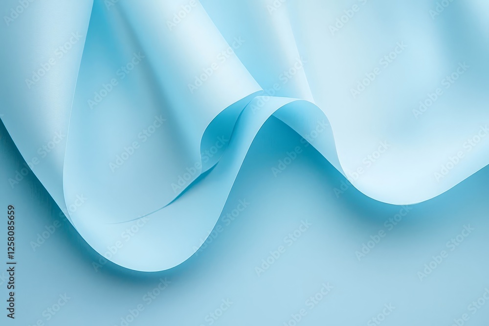 Poster soft blue gradient background leaving open space for message.