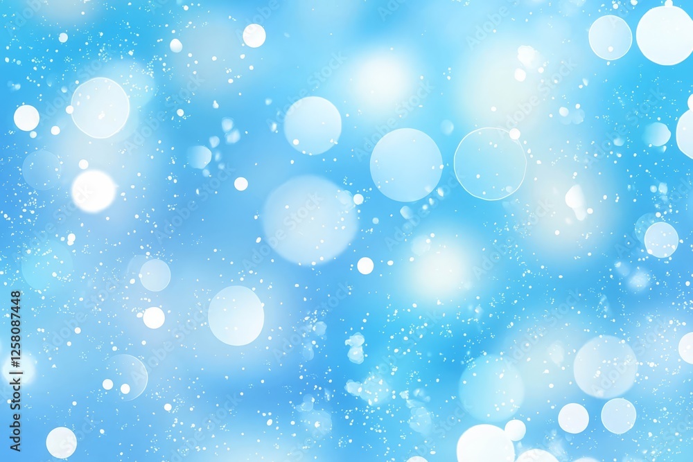 Poster soft blue gradient background leaving open space for message.