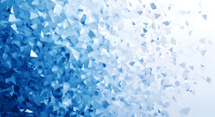 Obraz premium Abstract Blue Shattered Glass Crystal Texture Background Image