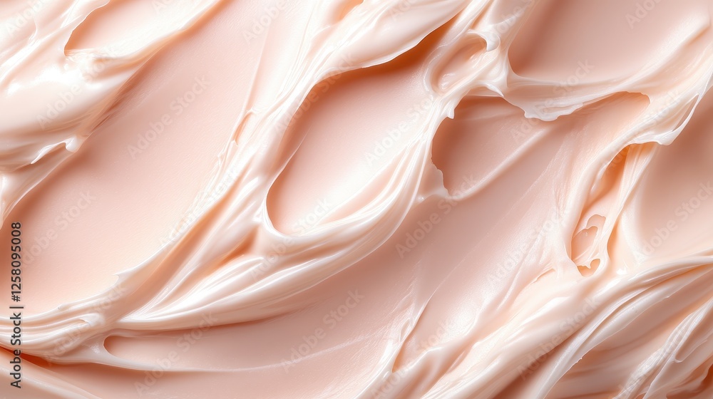 Fototapete an artistic representation of soft pink creamy texture, exuding gentleness and serenity, ideal for b