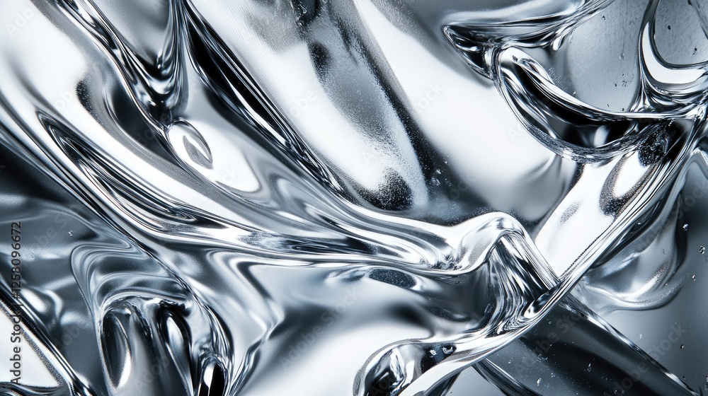 Aufkleber an abstract viewpoint of polished stainless steel being machined in a metalworking environment, emph