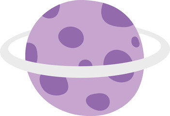 Planet isolated cartoon vector, space vector