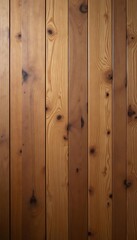 Fototapeta premium Generative AI captures warm inviting wooden planks with authentic grain