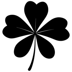 Clover Leaf silhouette illustration