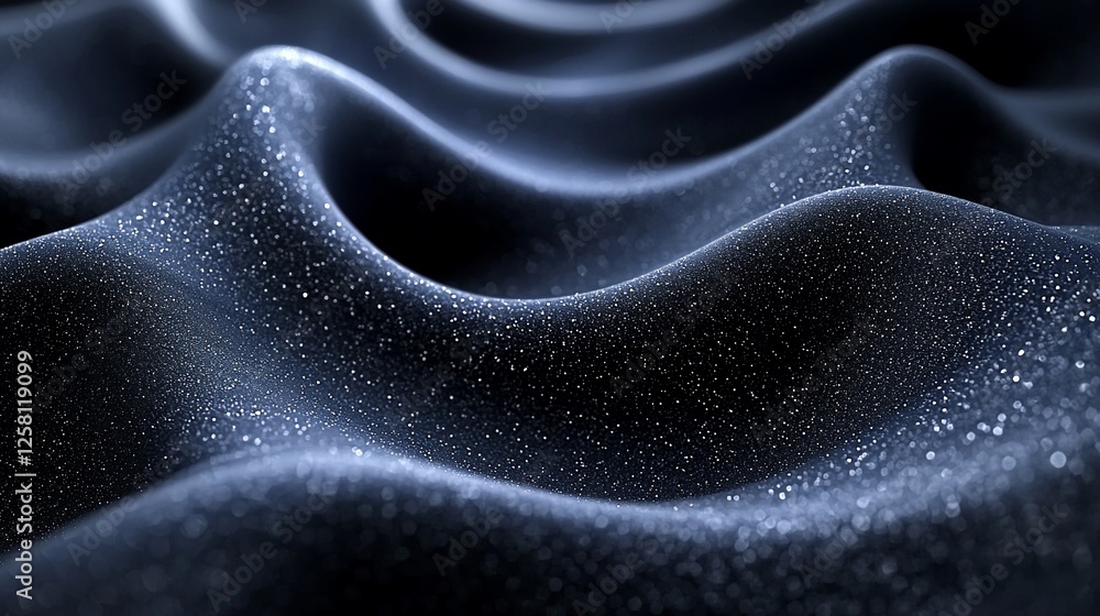 Poster dark, textured waves; abstract background; design element