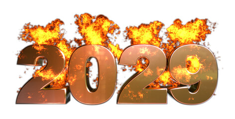炎をまとった西暦2029年。