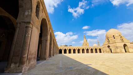 Mosque of Ibn Tulun in the Cairo, Egypt