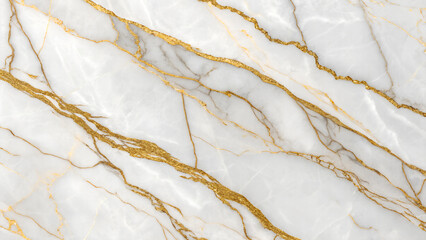 texture of white marble with golden veins.