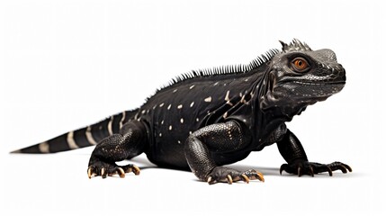 Obraz premium Black Galangal Isolated on White Background