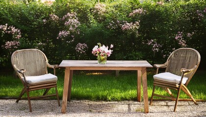 Obraz premium table and chairs