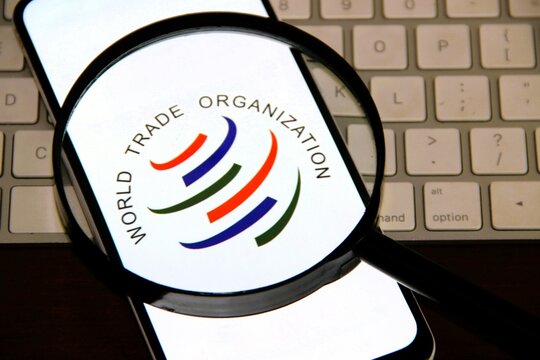 WTO OMC - Organiza&ccedil;&atilde;o Mundial do Com&eacute;rcio (OMC) &eacute; uma institui&ccedil;&atilde;o criada com o objetivo de supervisionar e liberalizar o com&eacute;rcio internacional. 