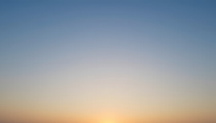 Soft sunset gradient sky