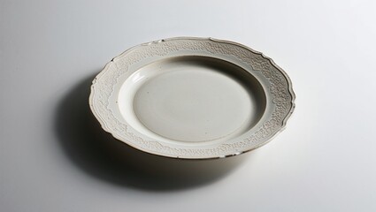 white porcelain plate
