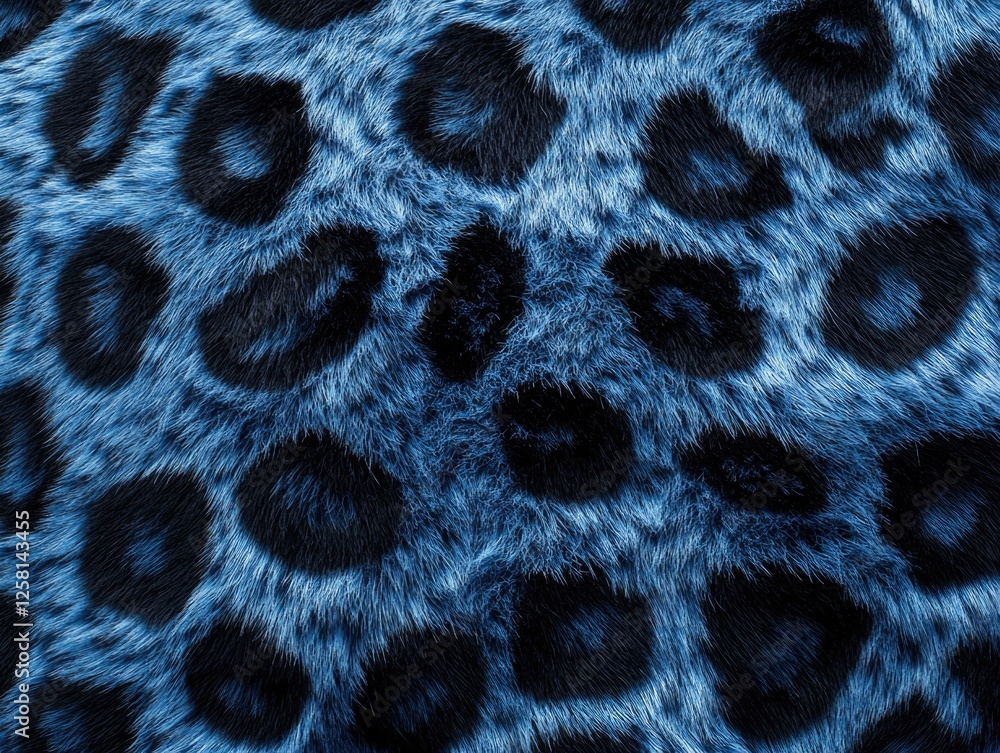 Poster this is an image of a leopard fur textile. the close-up view showcases the detailed animal print des