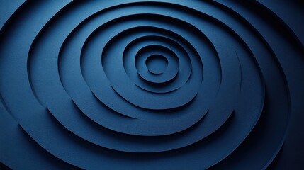 Obraz premium Blue background with circular grid for design. Banner template with white space in the center for text. Ideal for minimalist abstract wallpaper and contemporary digital design.