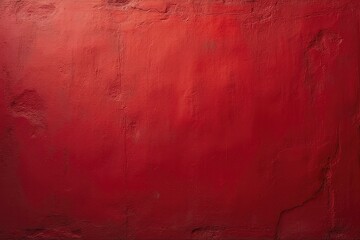 Obraz premium Deep Red Textured Wall with Rough Finish and Variations in Color