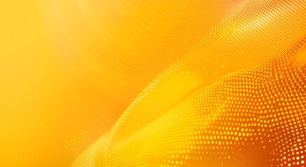 Abstract Golden Wave Background with Dotted Texture and Smooth Gradient