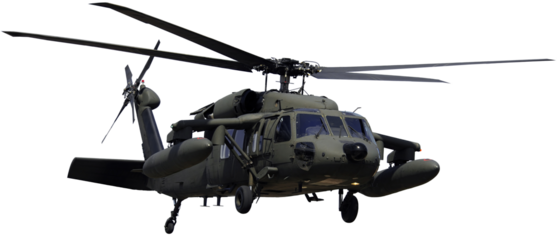 military helicopter isolated	