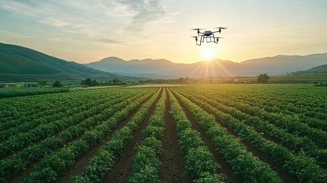 Smart Farming Technology - Advanced technology solutions improving farming efficiency, ideal for agriculture, sustainability, and technology-driven farming innovations.
