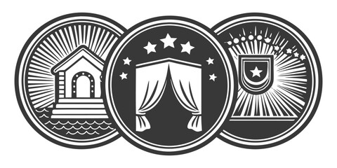 A Grayscale illustrations high quality editable vector design and illustration