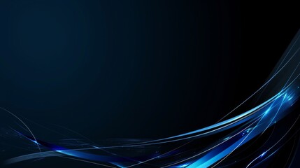 Abstract Blue Background with Minimalist Patterns for Design. Banner Template with Central White Space for Text. Ideal for Contemporary Minimalist Projects.