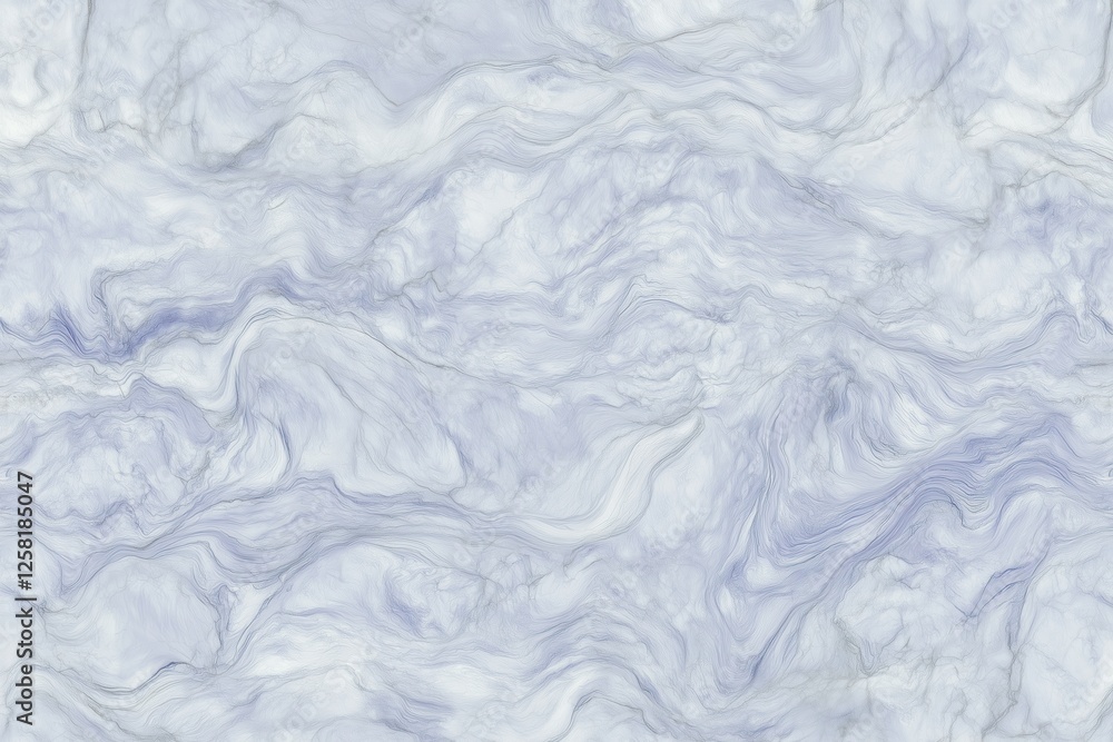Poster abstract blue marble texture pattern with smooth waves and swirls