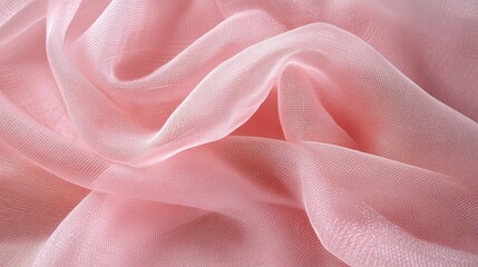 Fototapeta premium Pink silk fabric texture background