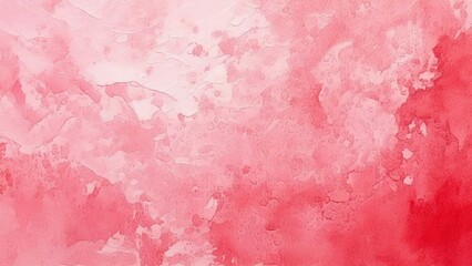Fototapeta premium 淡い手描きの水彩風の素材 背景素材 赤 ピンク 背景素材 16:9サイズ AI生成素材