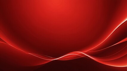 A smooth red abstract background with flowing lines, radiating warmth and sophistication