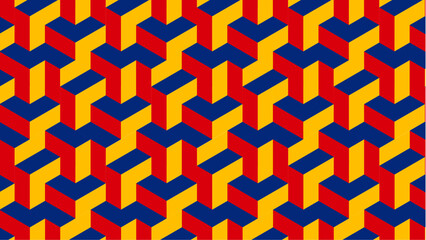 Background 3D hexagonal module (v 2.0)