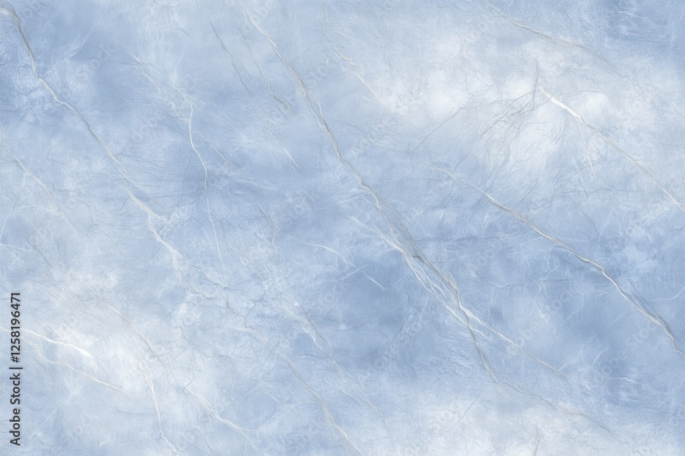 Poster elegant blue marble texture with subtle veins and soft patterns