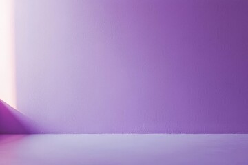 Fototapeta premium Calm lavender background offering clean space for elegant typography.
