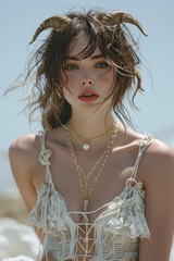 Capricorn girl,zodiac sign, horoscope