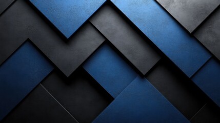 Geometric Repetition on Blue Background for Design, Banner Template, Minimalist Abstract Wallpaper with Copy Space, Simple Geometric Modern Wallpaper for Text Placement and Creative Use