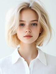 Front-facing portrait