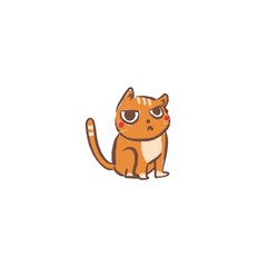 Orange cat illustration