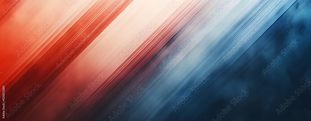 Poster abstract diagonal lines red and blue color gradient background texture