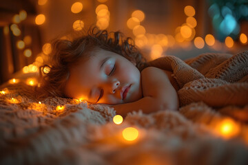 Sleep day, baby sleeping