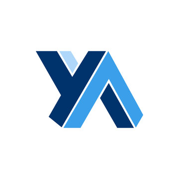 The vector is the initial YA monogram. Three Dimension and elegant.