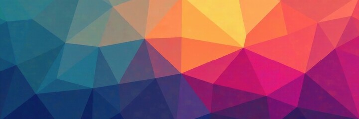 Colorful vector geometric shape with subtle gradient effect, vintage, abstract design, graphic design