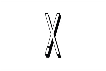 Elegant Letter X logo Vector Template Initial Letter X Logo Design. Creative And Modern X logo
