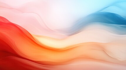 Fototapeta premium Abstract flowing waves of soft colors