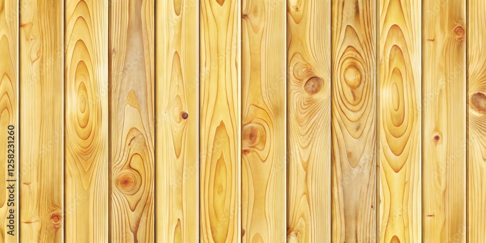 Poster A close-up view of a wooden surface with natural grain and knot patterns, showcasing the warm, inviting texture of real wood