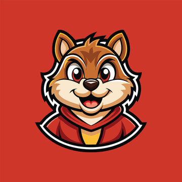 chipmunk muscot logo