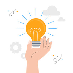Bright Idea Concept Illustration