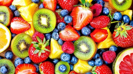views of lots of fruit with various types