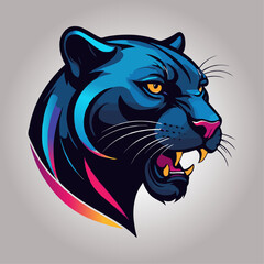 tiger head vector art