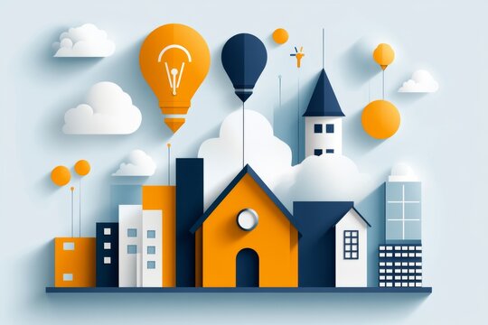 A flat-design infographic showcasing different post-secondary education paths, from university to vocational training