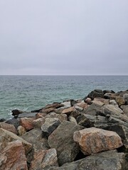 rocks in the sea