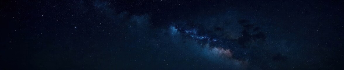 Fototapeta premium Dark sky with twinkling stars against a black canvas, astronomy, galaxy, stars